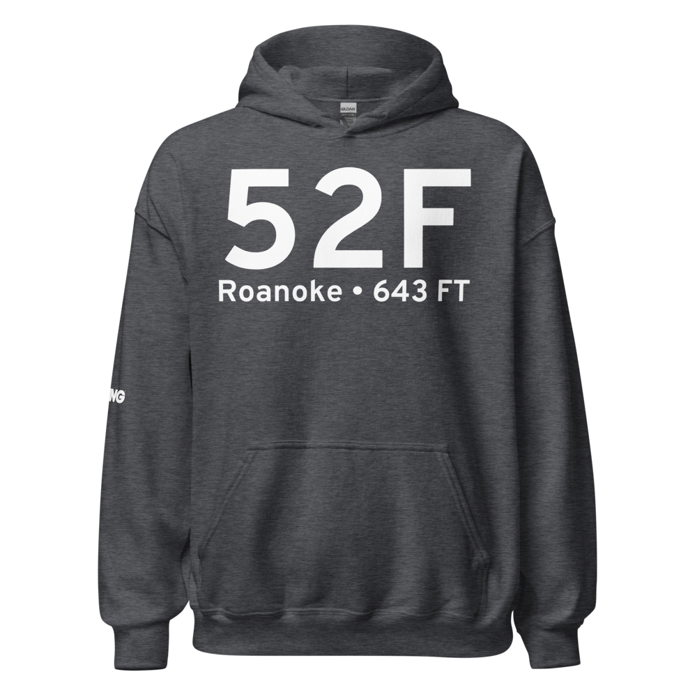 Roanoke (K52F) Airport Hoodie Sweatshirt 