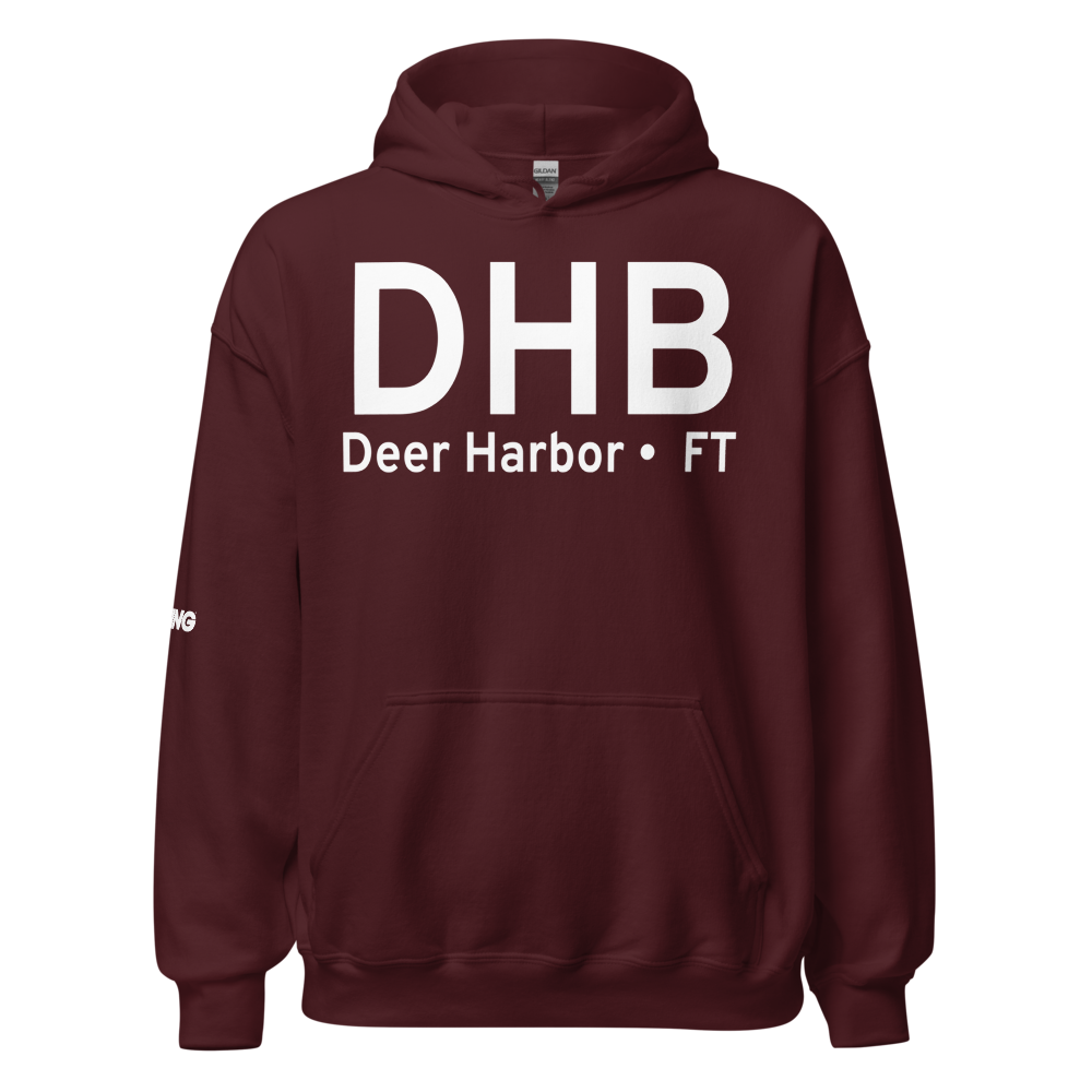 Deer Harbor (DHB) Airport Hoodie Sweatshirt 