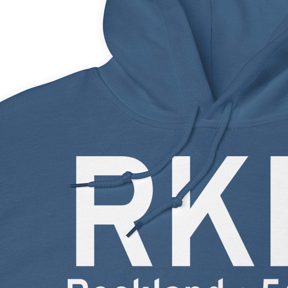 Rockland (KRKD) Airport Hoodie Sweatshirt 