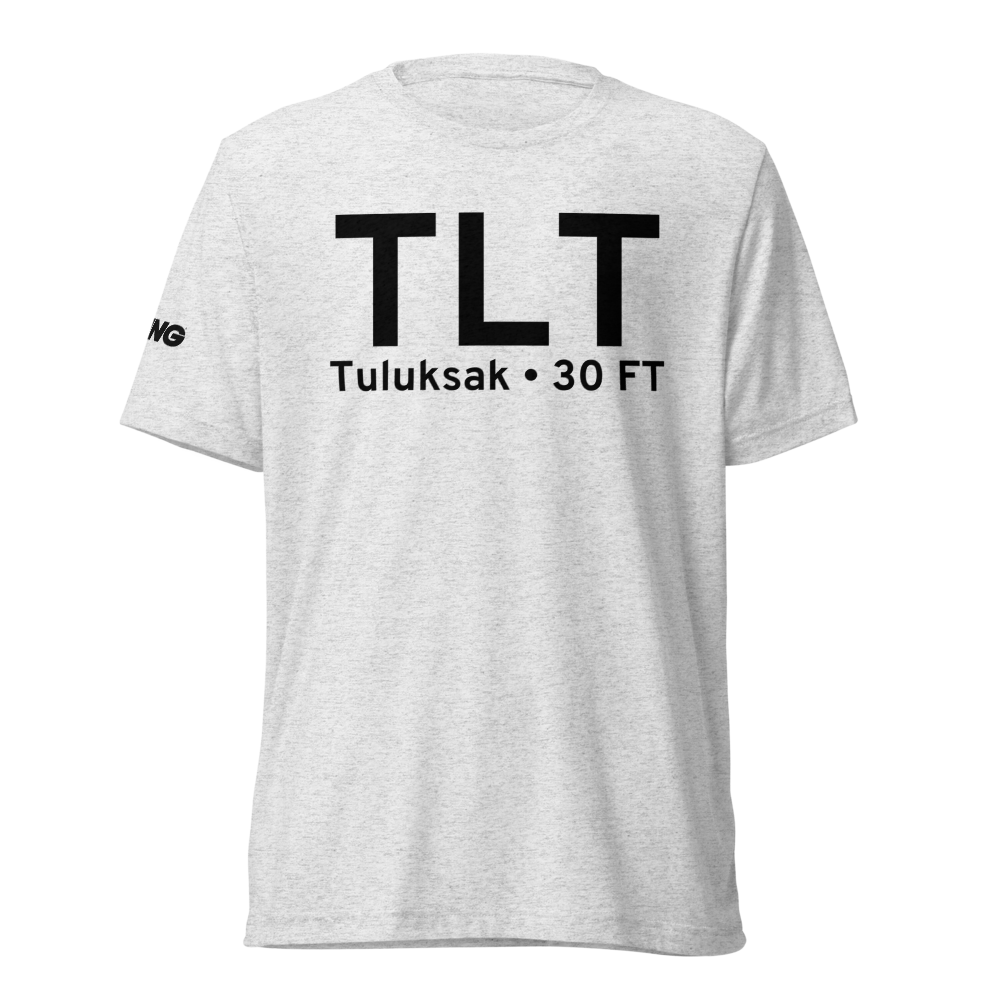 Tuluksak (TLT) Airport Tri-blend T-Shirt 