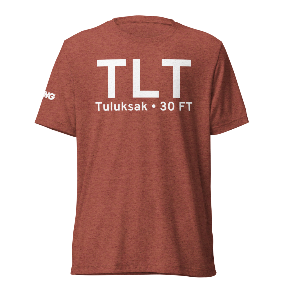 Tuluksak (TLT) Airport Tri-blend T-Shirt 