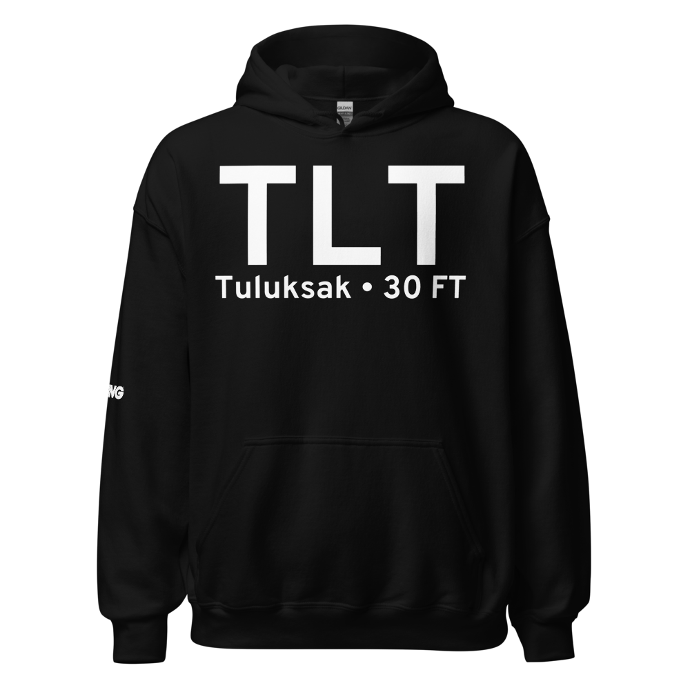 Tuluksak (TLT) Airport Hoodie Sweatshirt 
