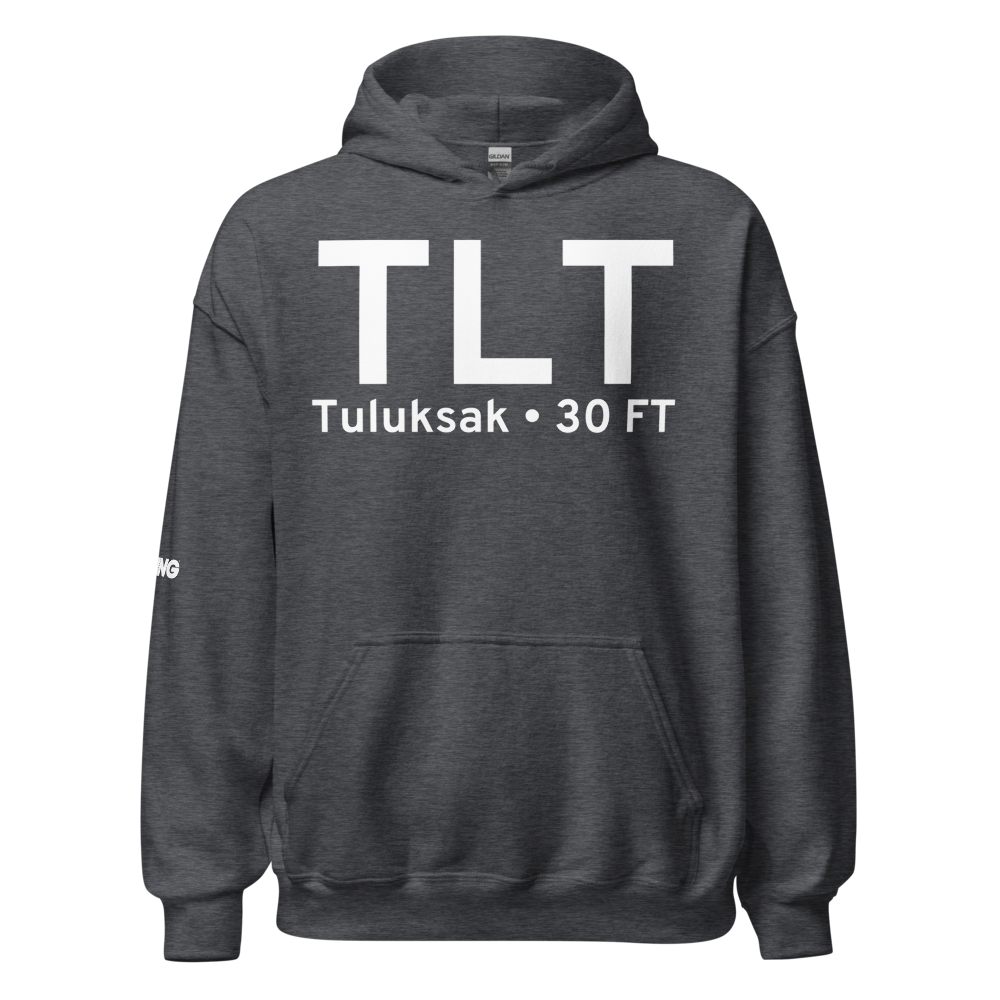Tuluksak (TLT) Airport Hoodie Sweatshirt 