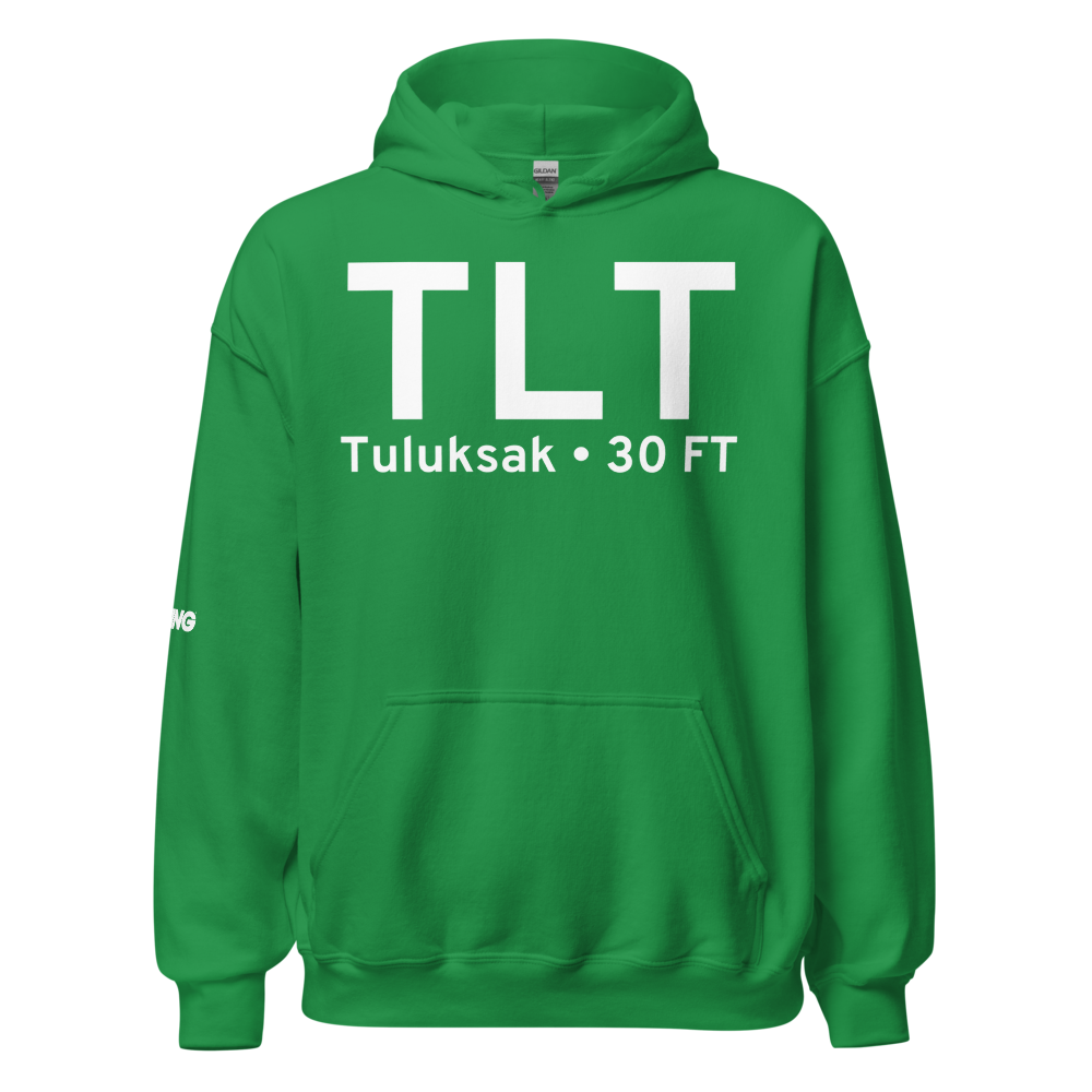 Tuluksak (TLT) Airport Hoodie Sweatshirt 
