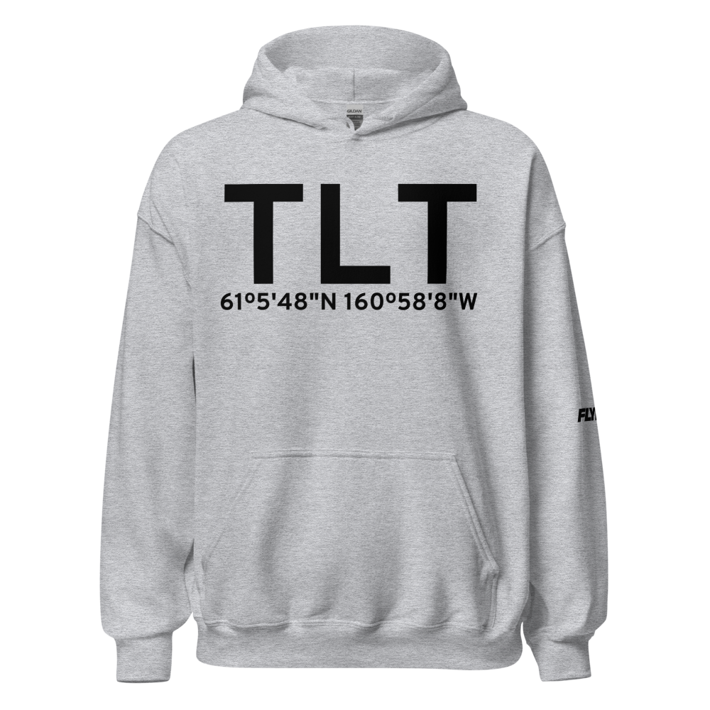Tuluksak (TLT) Airport Hoodie Sweatshirt 