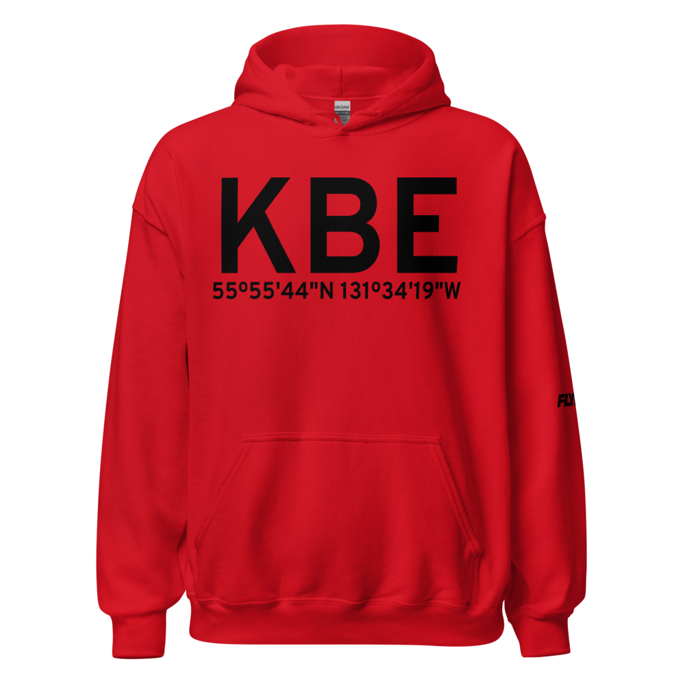 Bell Island (KBE) Airport Hoodie Sweatshirt 
