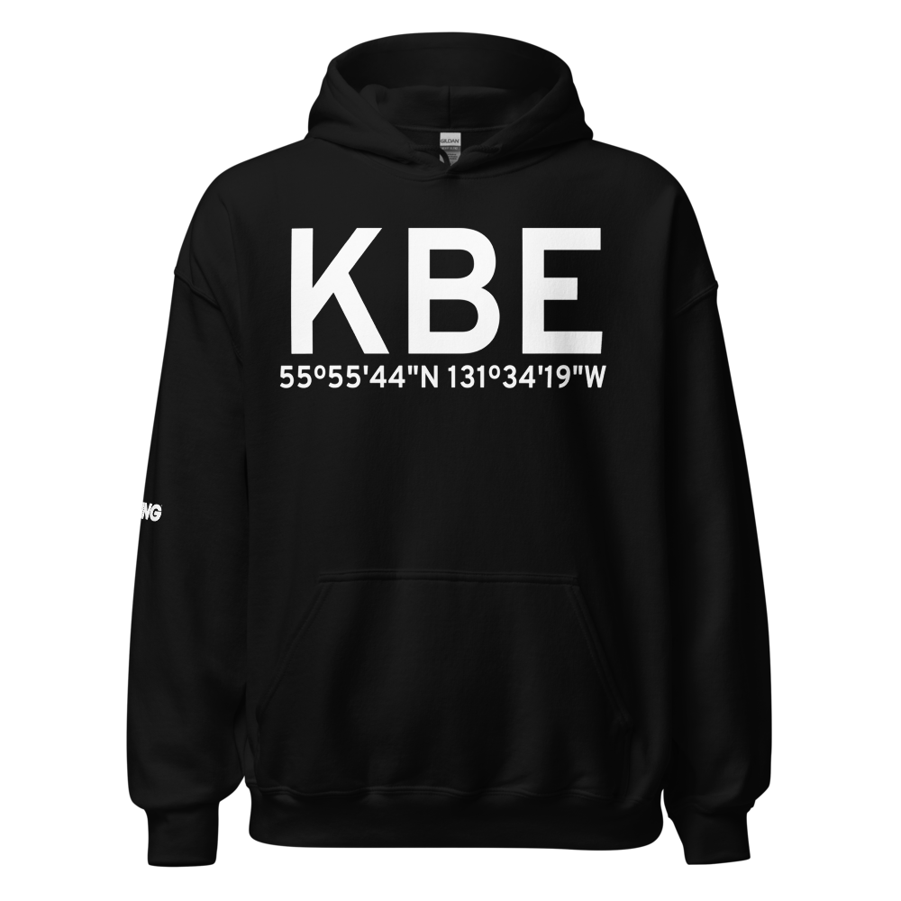 Bell Island (KBE) Airport Hoodie Sweatshirt 