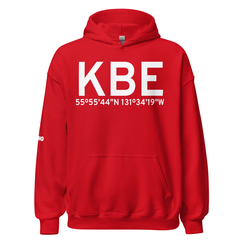 Bell Island (KBE) Airport Hoodie Sweatshirt 
