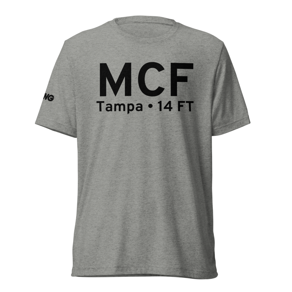 Tampa (KMCF) Airport Tri-blend T-Shirt 
