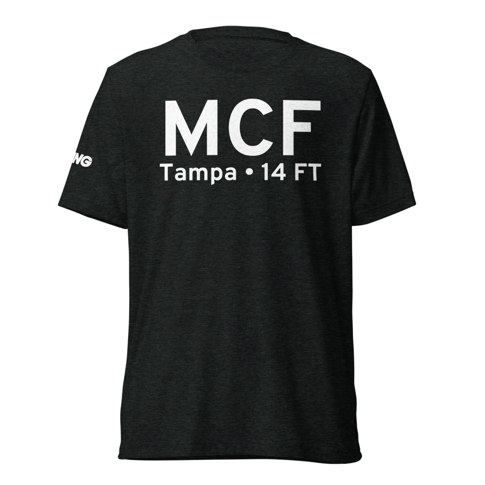 Tampa (KMCF) Airport Tri-blend T-Shirt 