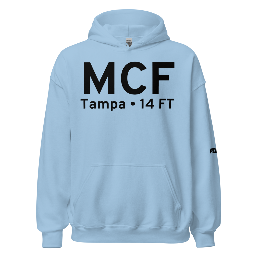 Tampa (KMCF) Airport Hoodie Sweatshirt 