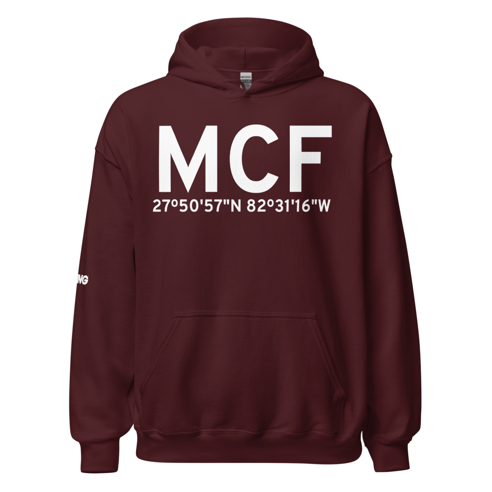 Tampa (KMCF) Airport Hoodie Sweatshirt 