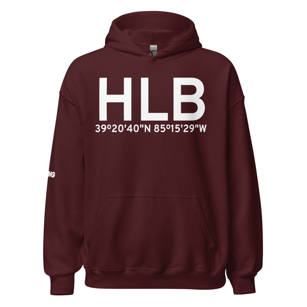 Batesville (KHLB) Airport Hoodie Sweatshirt 