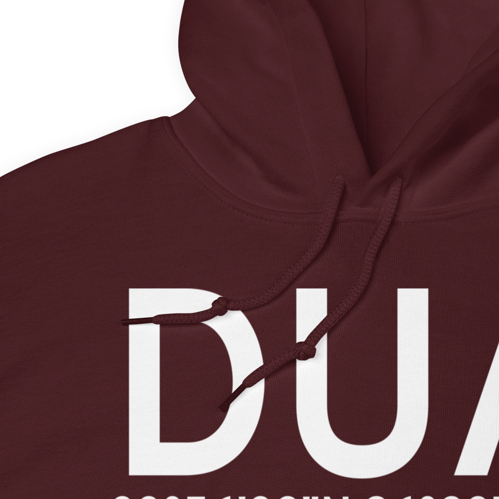Durant (KDUA) Airport Hoodie Sweatshirt 