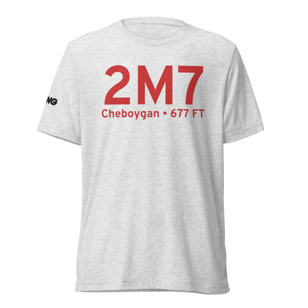 Cheboygan (2M7) Airport Tri-blend T-Shirt 