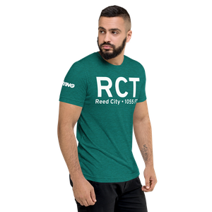 Reed City (KRCT) Airport Tri-blend T-Shirt