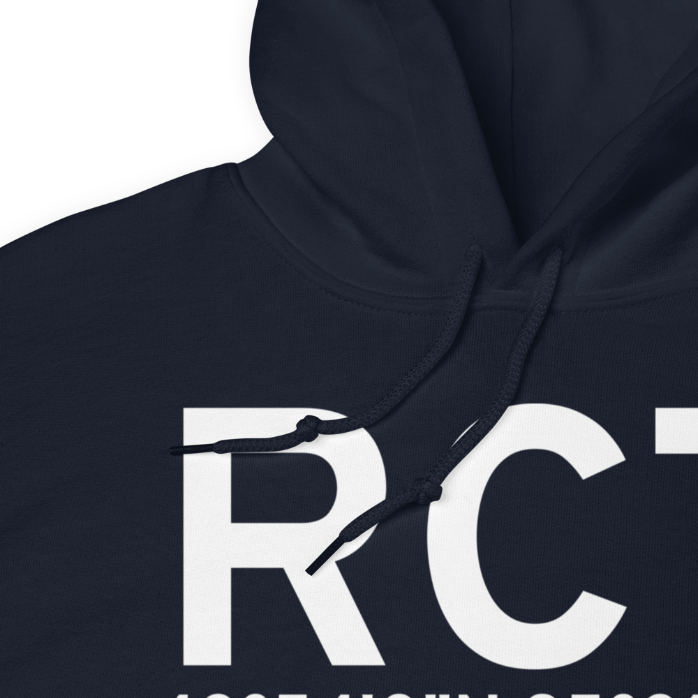 Reed City (KRCT) Airport Hoodie Sweatshirt 
