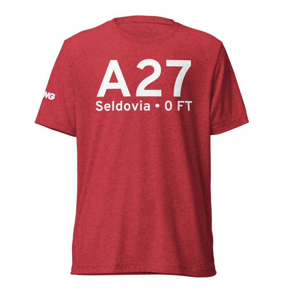 Seldovia (A27) Airport Tri-blend T-Shirt 