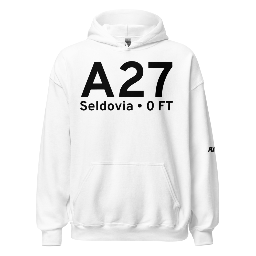 Seldovia (A27) Airport Hoodie Sweatshirt 