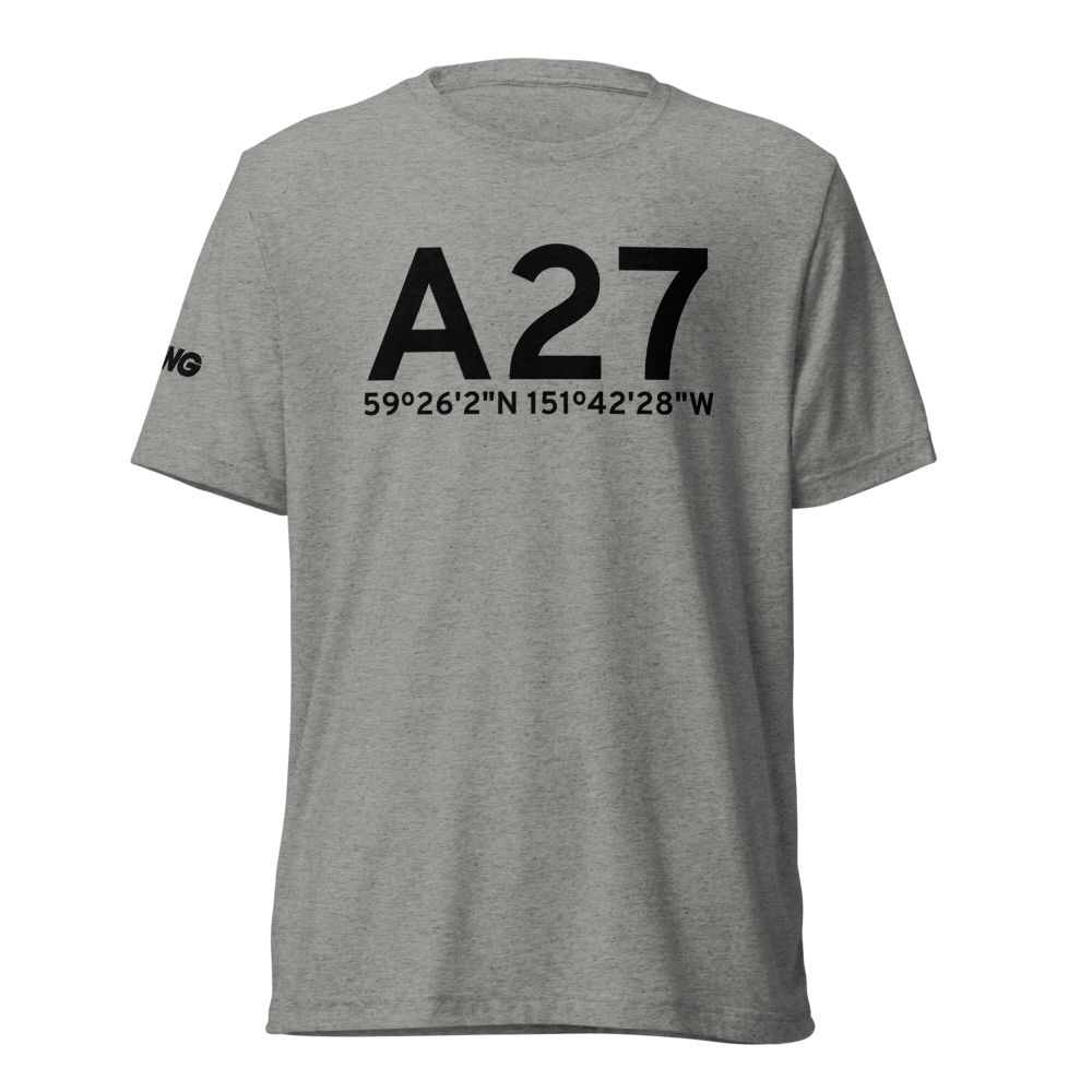 Seldovia (A27) Airport Tri-blend T-Shirt 