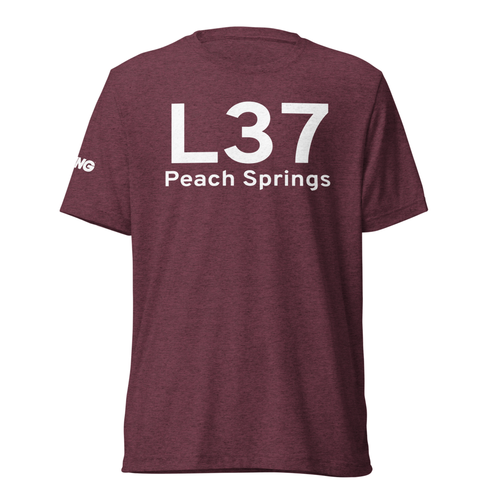 Peach Springs (L37) Airport Tri-blend T-Shirt 