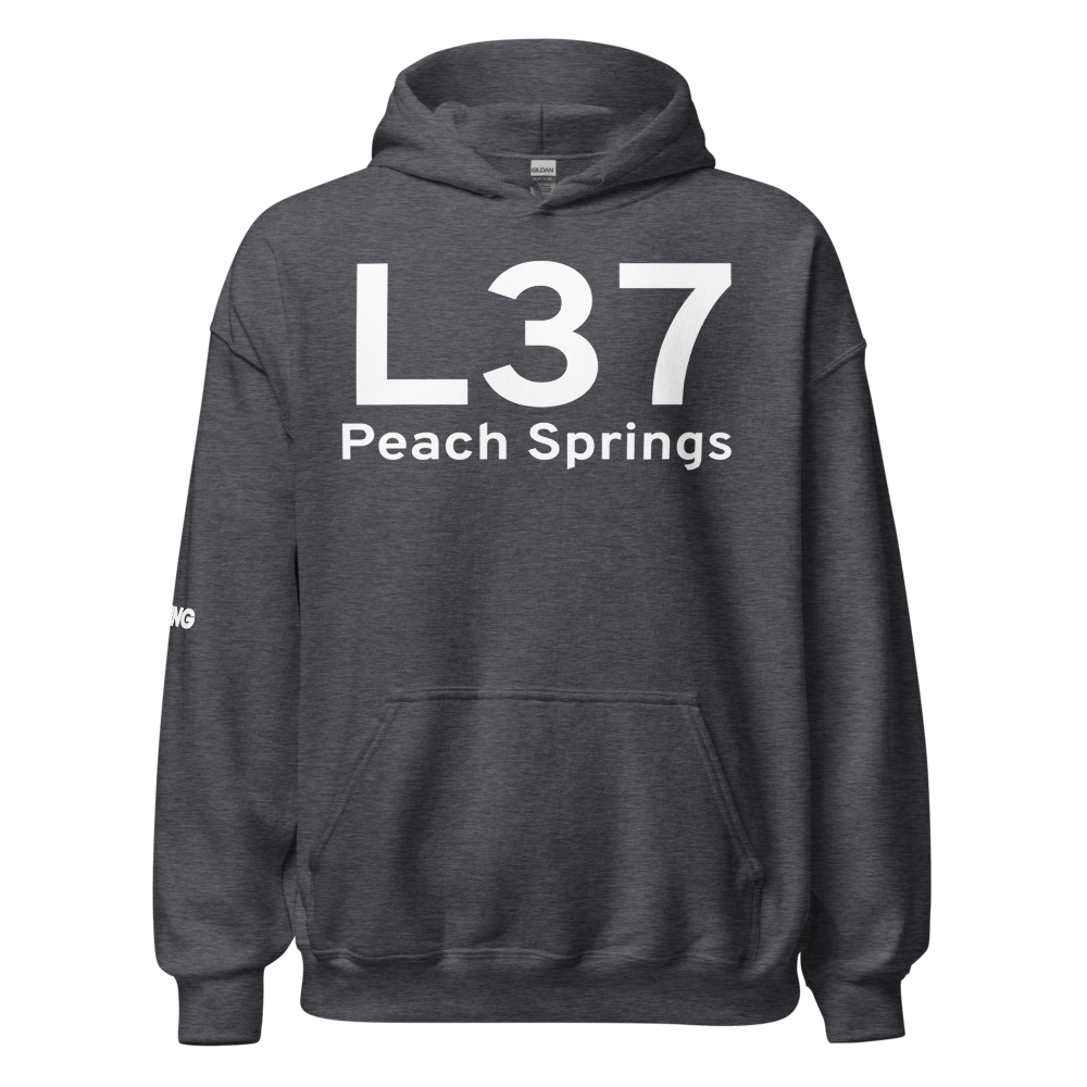 Peach Springs (L37) Airport Hoodie Sweatshirt 