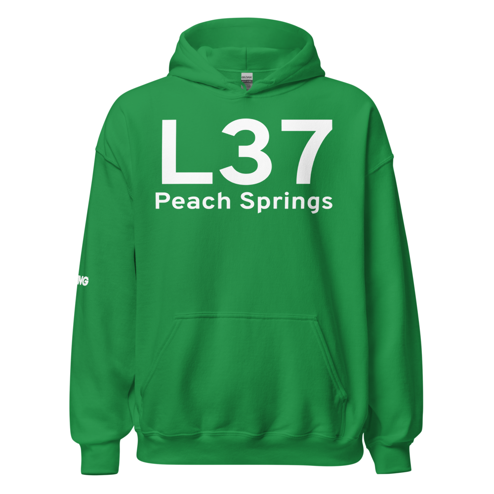 Peach Springs (L37) Airport Hoodie Sweatshirt 