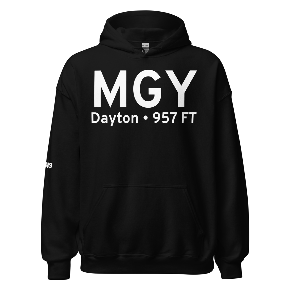 Dayton (KMGY) Airport Hoodie Sweatshirt 