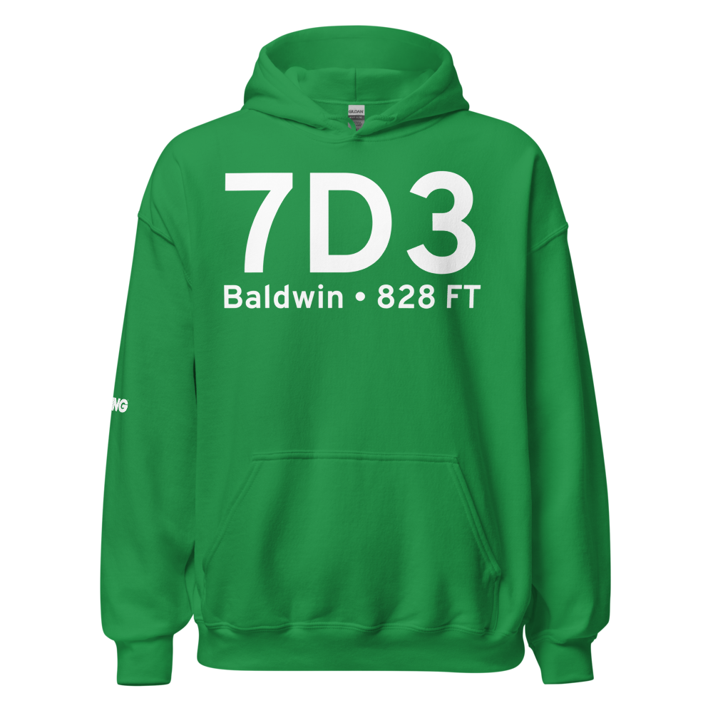 Baldwin (K7D3) Airport Hoodie Sweatshirt 