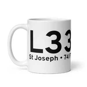 St Joseph (KL33) Airport Mug