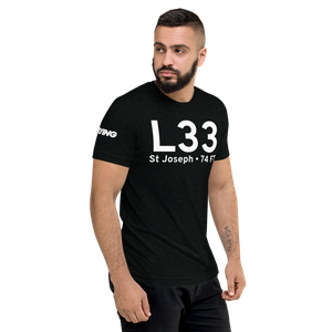 St Joseph (KL33) Airport Tri-blend T-Shirt