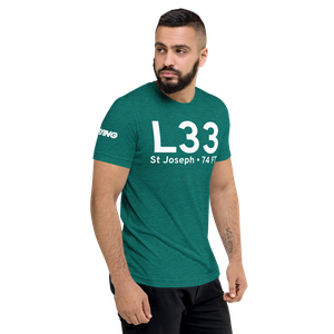 St Joseph (KL33) Airport Tri-blend T-Shirt