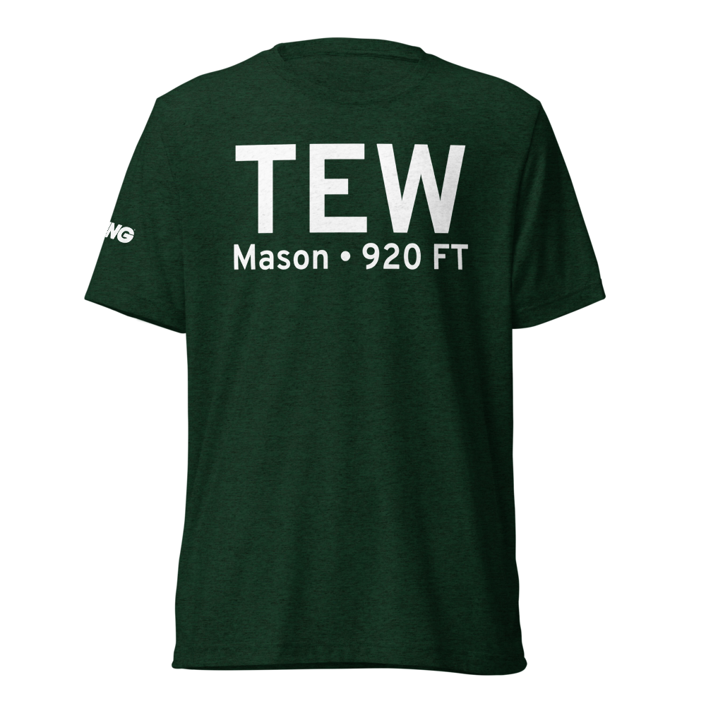 Mason (KTEW) Airport Tri-blend T-Shirt 