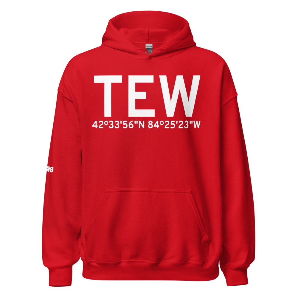 Mason (KTEW) Airport Hoodie Sweatshirt 