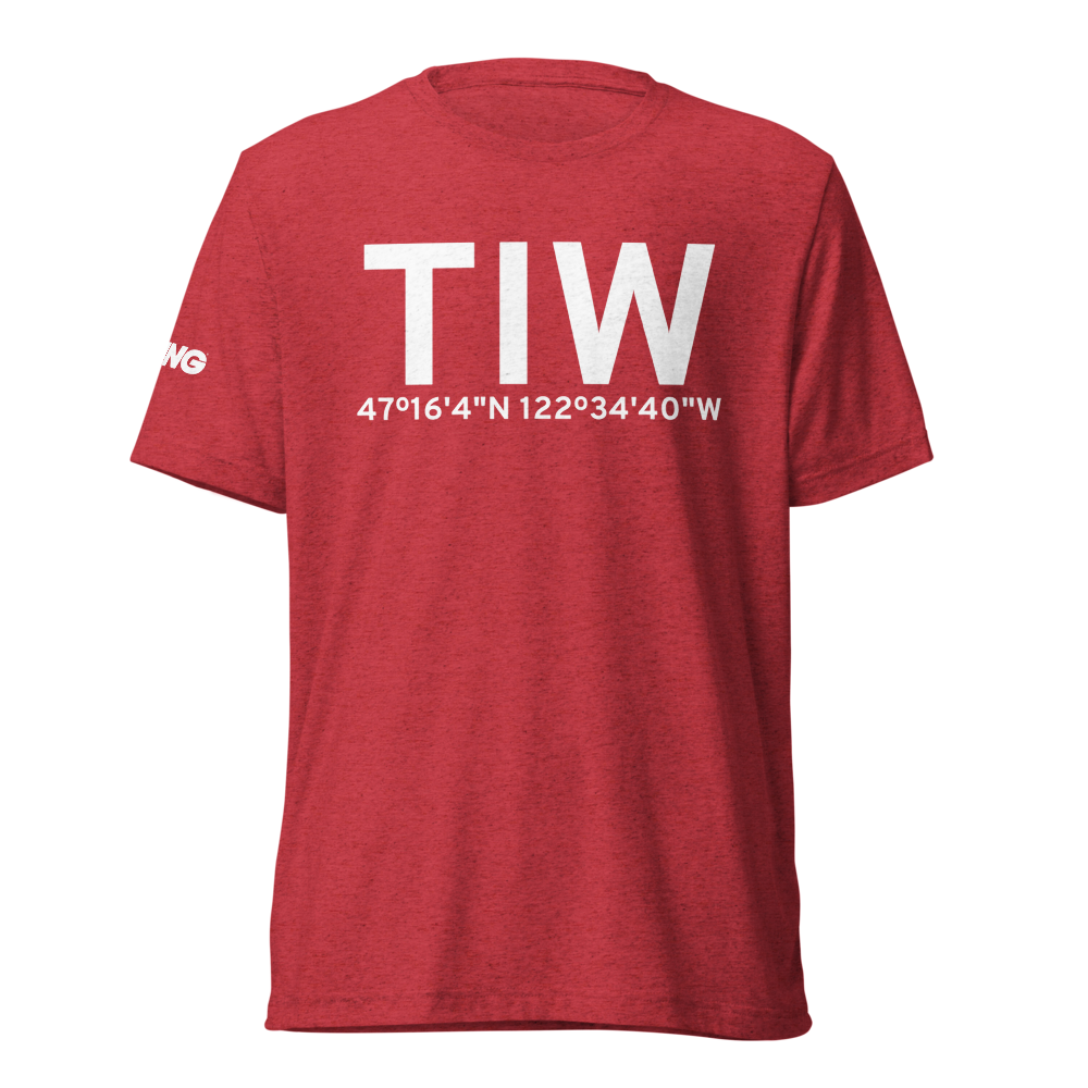 Tacoma (KTIW) Airport Tri-blend T-Shirt 