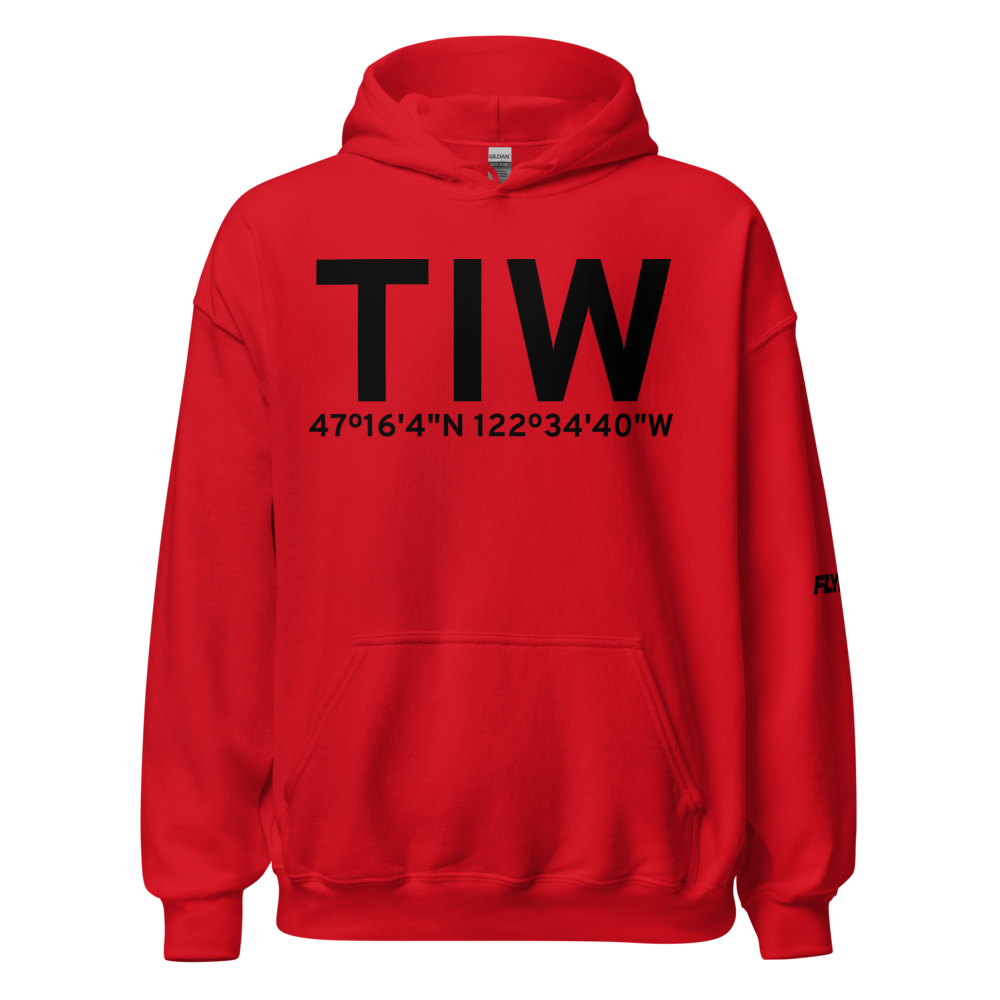 Tacoma (KTIW) Airport Hoodie Sweatshirt 