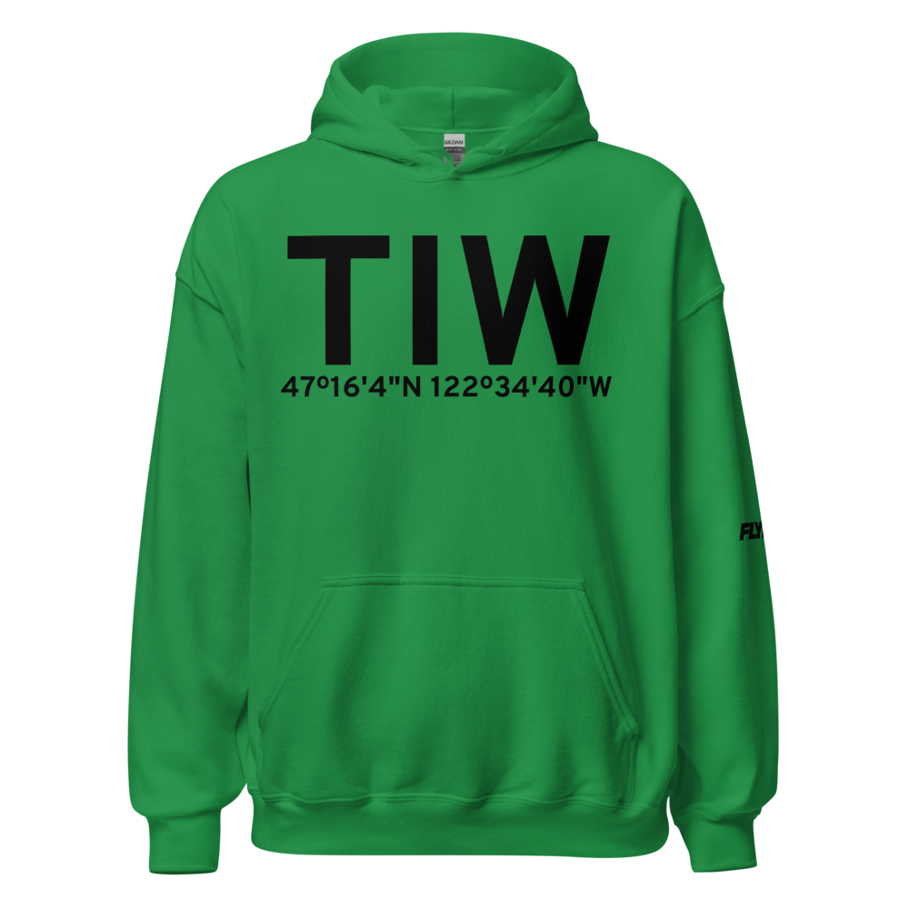 Tacoma (KTIW) Airport Hoodie Sweatshirt 