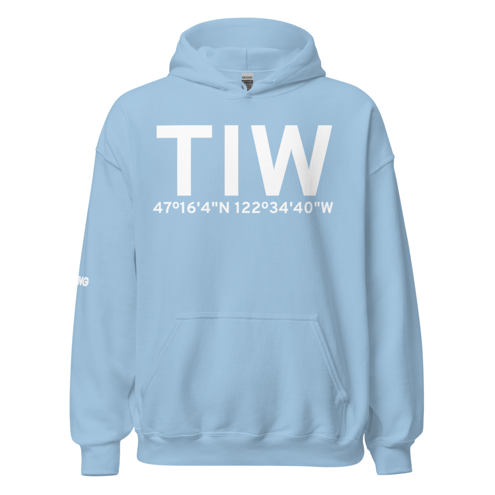 Tacoma (KTIW) Airport Hoodie Sweatshirt 