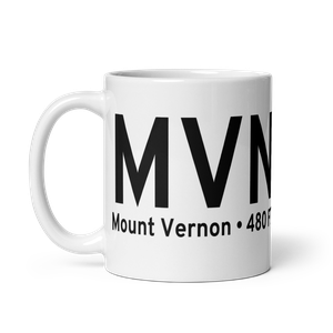 Mount Vernon (KMVN) Airport Mug