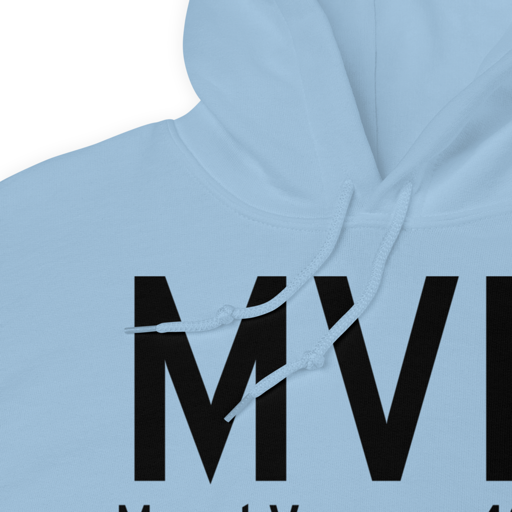 Mount Vernon (KMVN) Airport Hoodie Sweatshirt 