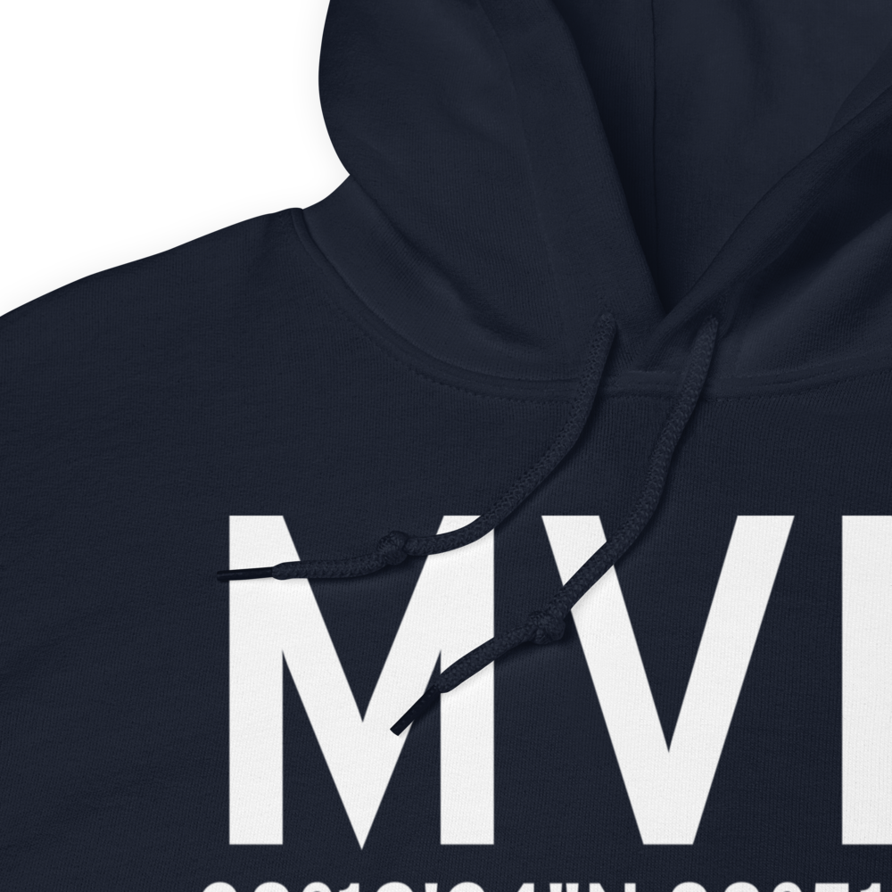 Mount Vernon (KMVN) Airport Hoodie Sweatshirt 