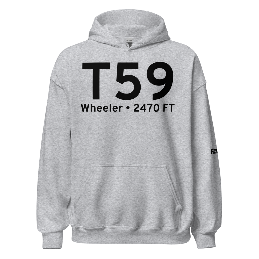Wheeler (KT59) Airport Hoodie Sweatshirt 