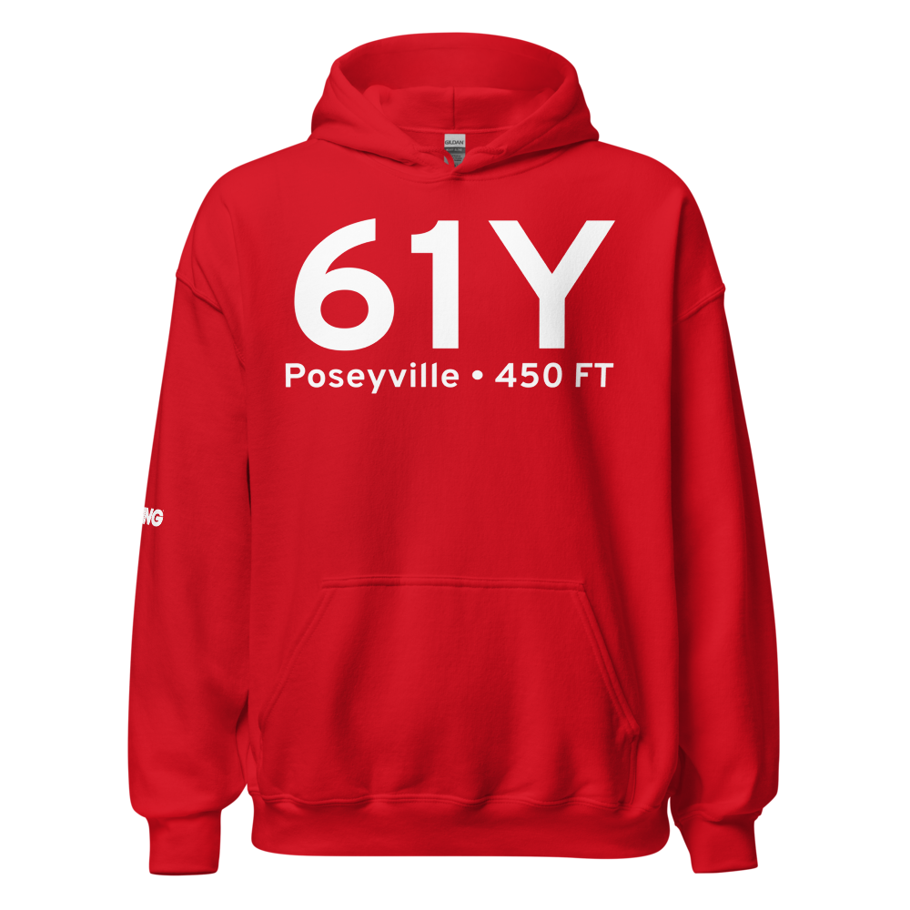Poseyville (61Y) Airport Hoodie Sweatshirt 