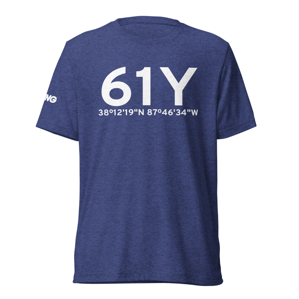 Poseyville (61Y) Airport Tri-blend T-Shirt 
