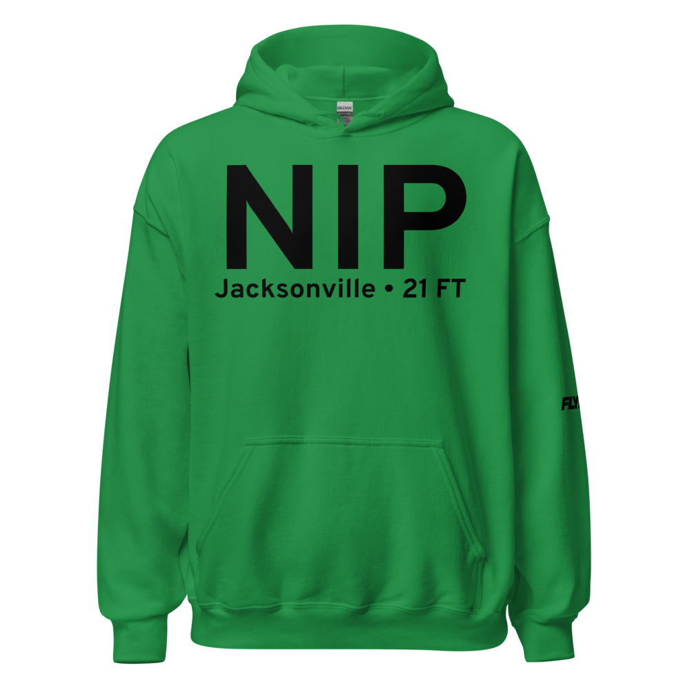 Jacksonville (KNIP) Airport Hoodie Sweatshirt 