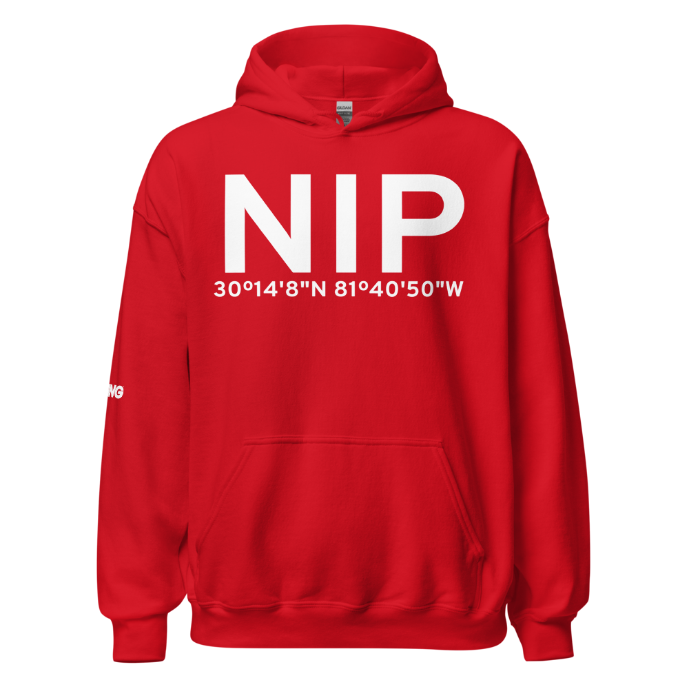 Jacksonville (KNIP) Airport Hoodie Sweatshirt 