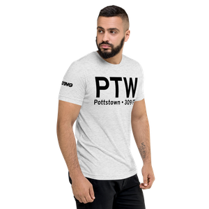 Pottstown (KPTW) Airport Tri-blend T-Shirt