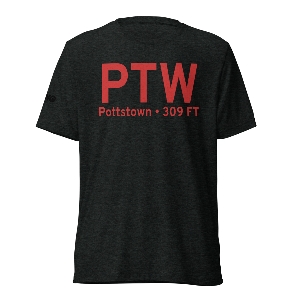 Pottstown (KPTW) Airport Tri-blend T-Shirt 