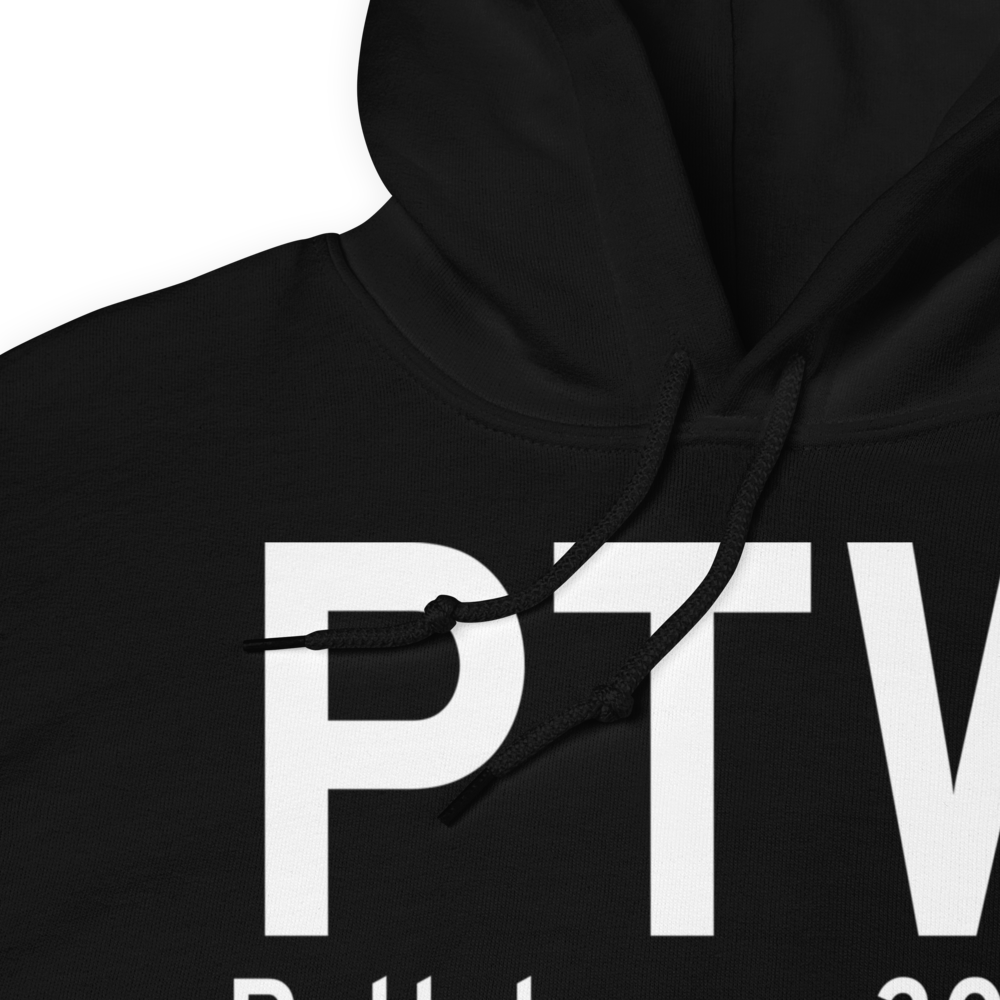 Pottstown (KPTW) Airport Hoodie Sweatshirt 
