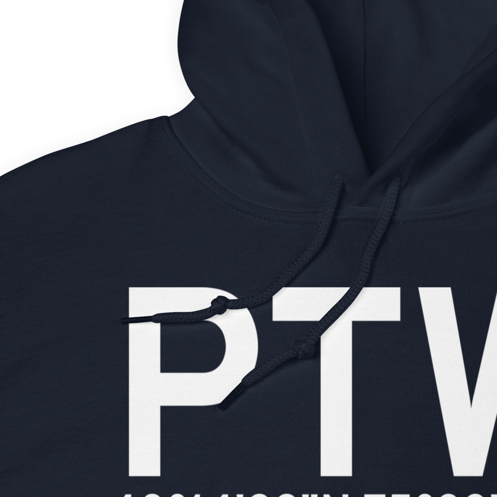 Pottstown (KPTW) Airport Hoodie Sweatshirt 